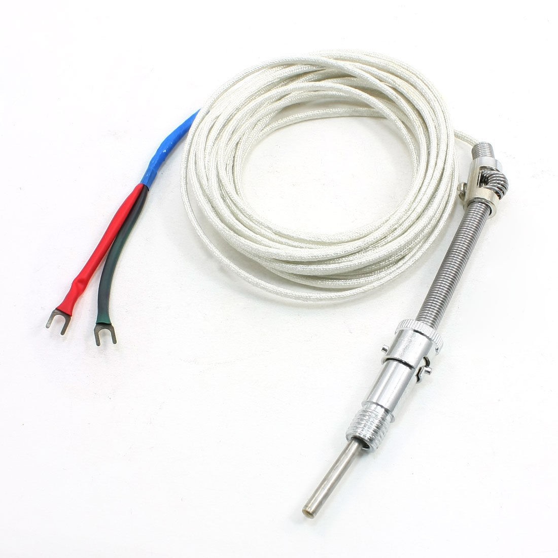 4M 13.1 Feet Cable E Type Tension Spring Adjustable Depth Thermocouple