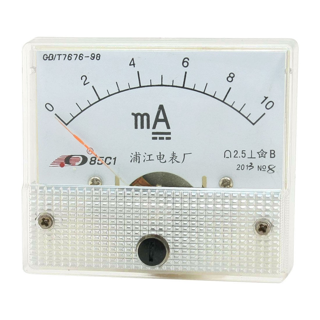 Analogue DC Current Panel Ampere Meter 0-10mA 85C1