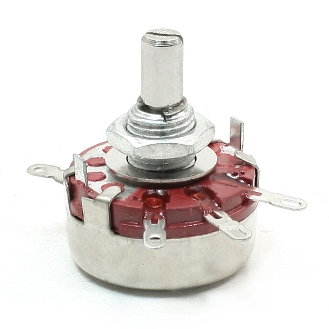 WTH118 4.7K Ohm 2W 6mm Shaft 3 Terminals Carbon Rotary Potentiometer