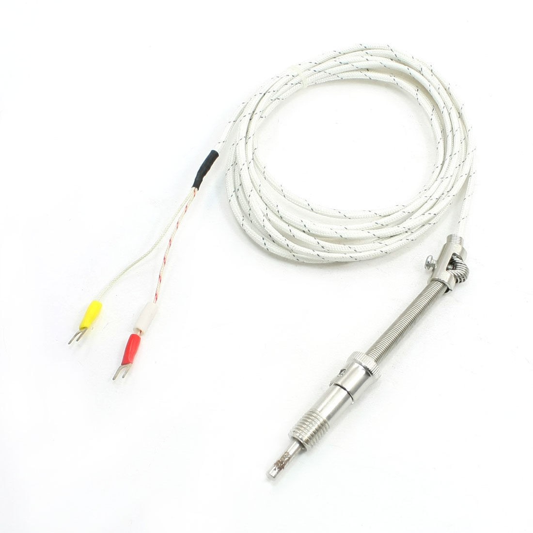 9.8Ft Nylon Wrapped Cable 0-600C Spring Sleece E Type Thermocouple