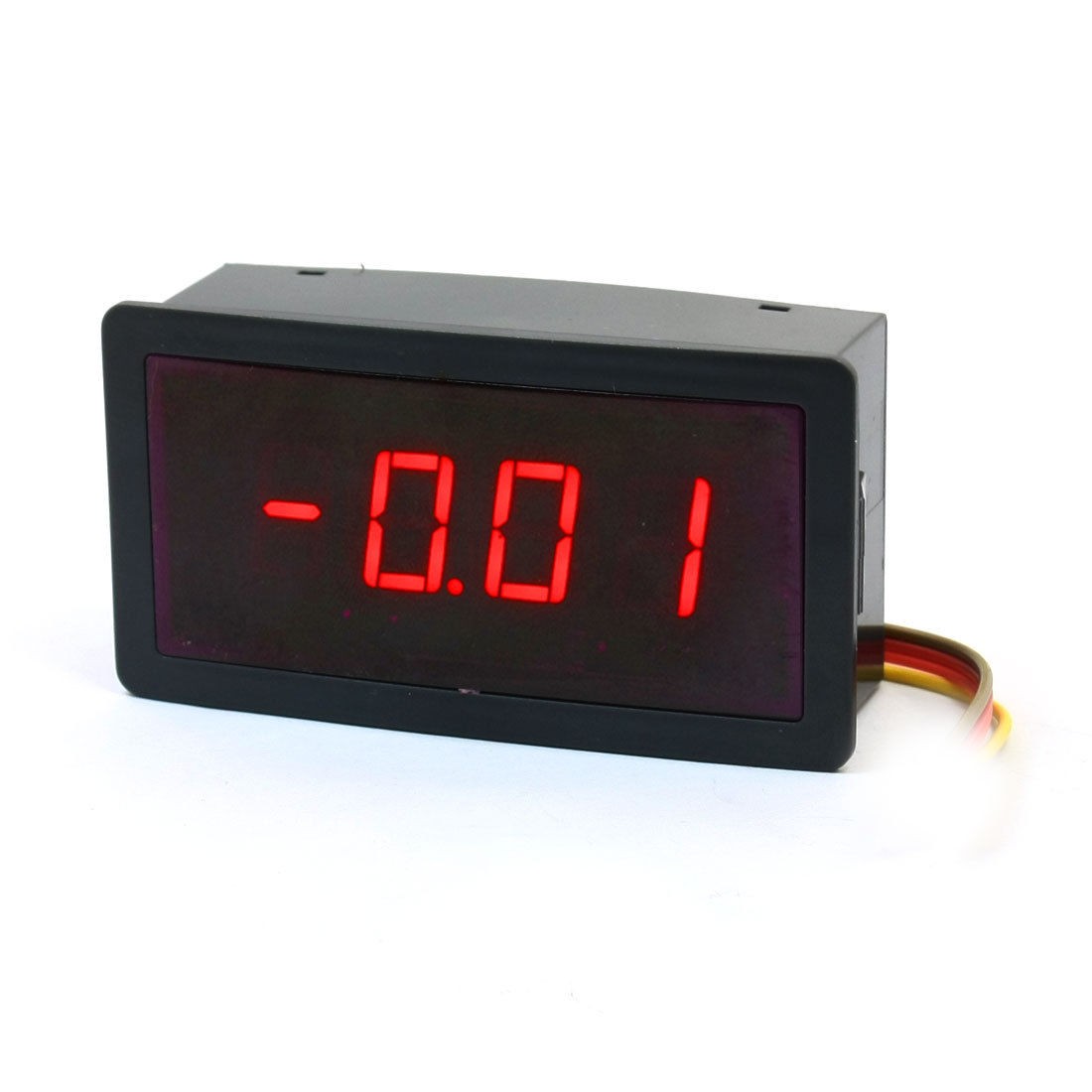 Panel Mounted 4 Digit 5V LED Display Digital DC Power Ammeter DC20A/75mV