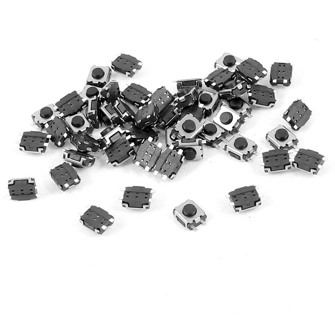 50 Pcs 4mm x 3mm 4 Pins SMD SMT Ultrathin Momentary Push Button Tact Switch