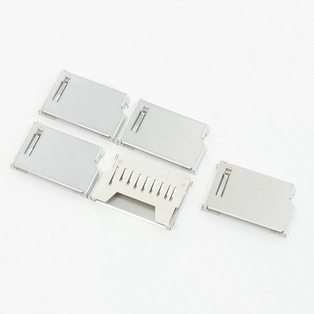 5Pcs 16mm Length 26mm Width Pull-out Type SD Card Sockets Connectors