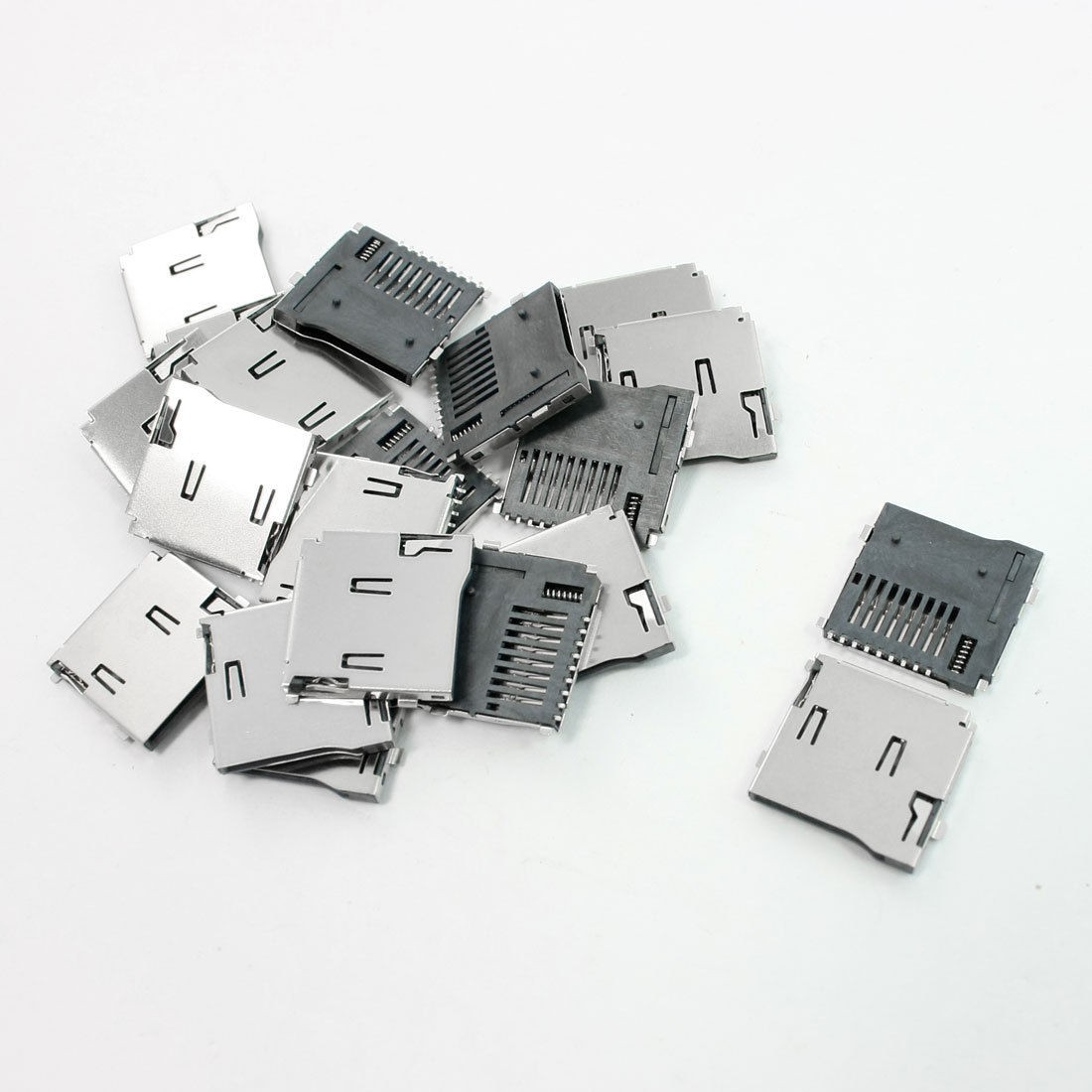 20 Pcs TF Transflash Micro SD Memory Card Quick Flip Sockets