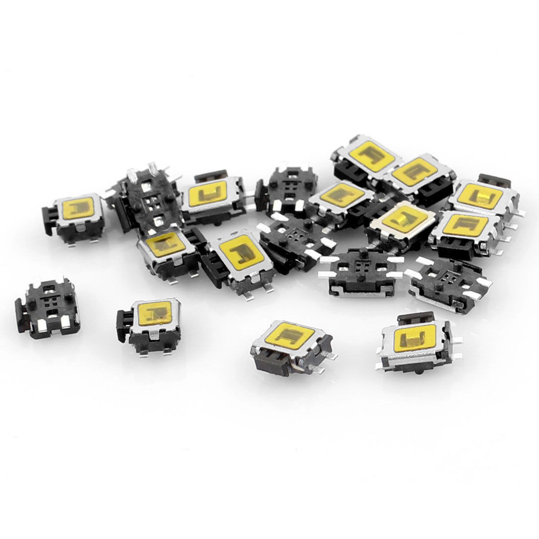 20 Pcs 5x4x1.6mm 4-Pin Momentary Push Button Mini SMD SMT Tactile Tact Switch