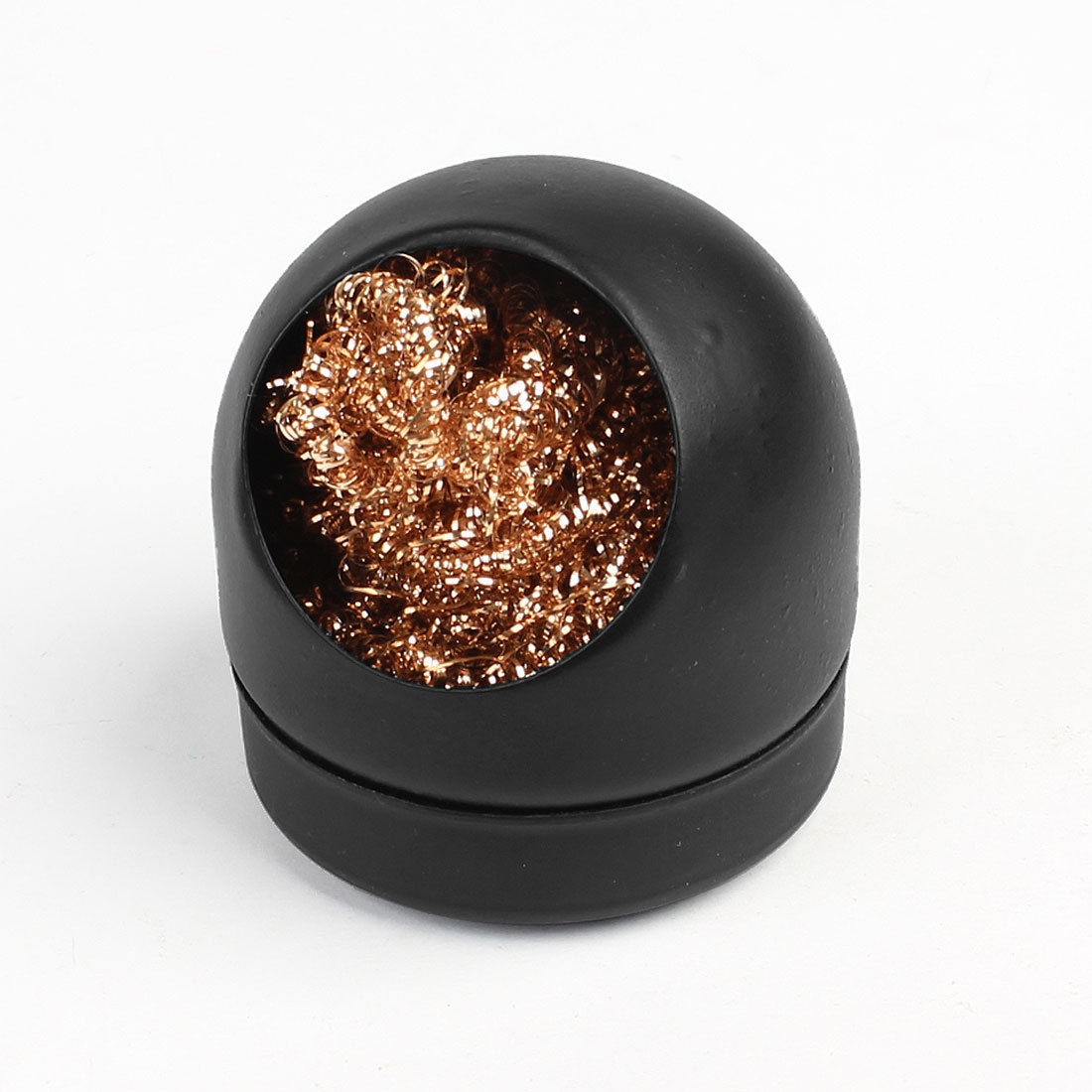 Soldering Iron Tip Cleaning Wire Nozzle Cleaner Sponge Ball w Metal Holder