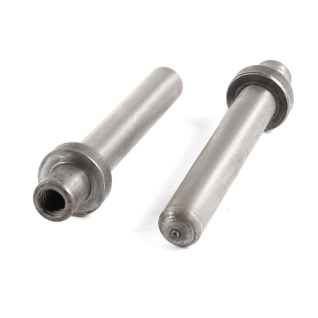 45mm x 6mm Repair Parts Gray Metal Flange Guide Pillar for Mold 2 Pcs