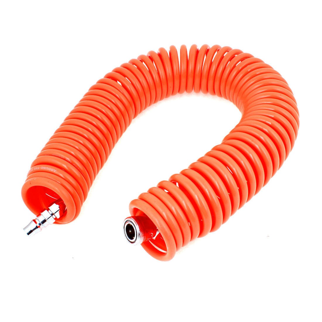 Air Compressor 8mm x 5mm PU Air Hose Pipe Orange 9M 29 5ft Long