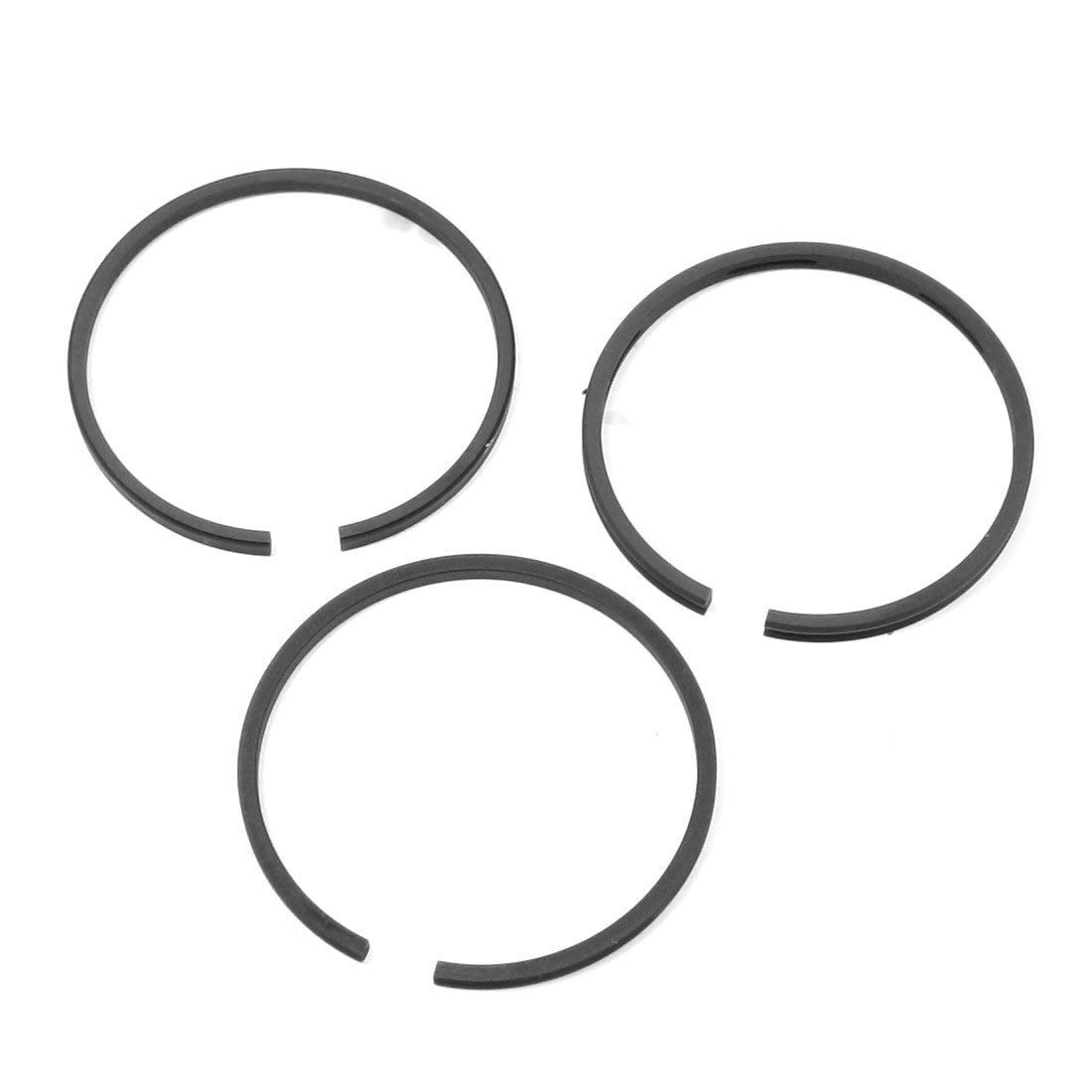 Spare Parts Air Compressor 51mm Diameter Piston Rings Set 3 Pcs