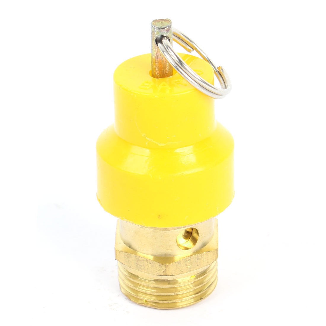 1/2" PT Male Thread Air Compressor Pressure Relief Valve w Keyring