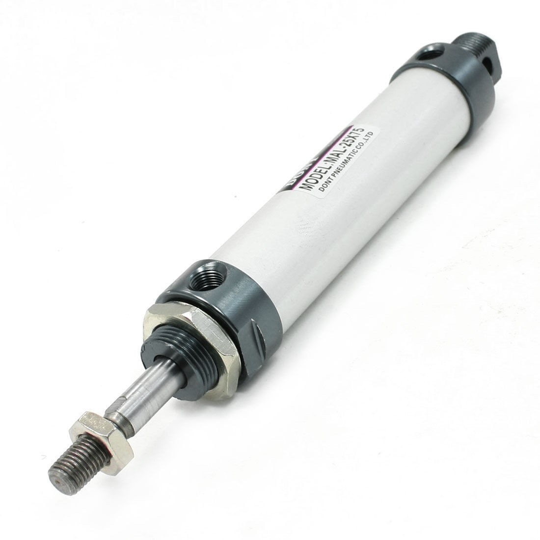 25mm Bore 75mm Stroke Aluminum Alloy Pneumatic Mini Air Cylinder MAL25x75