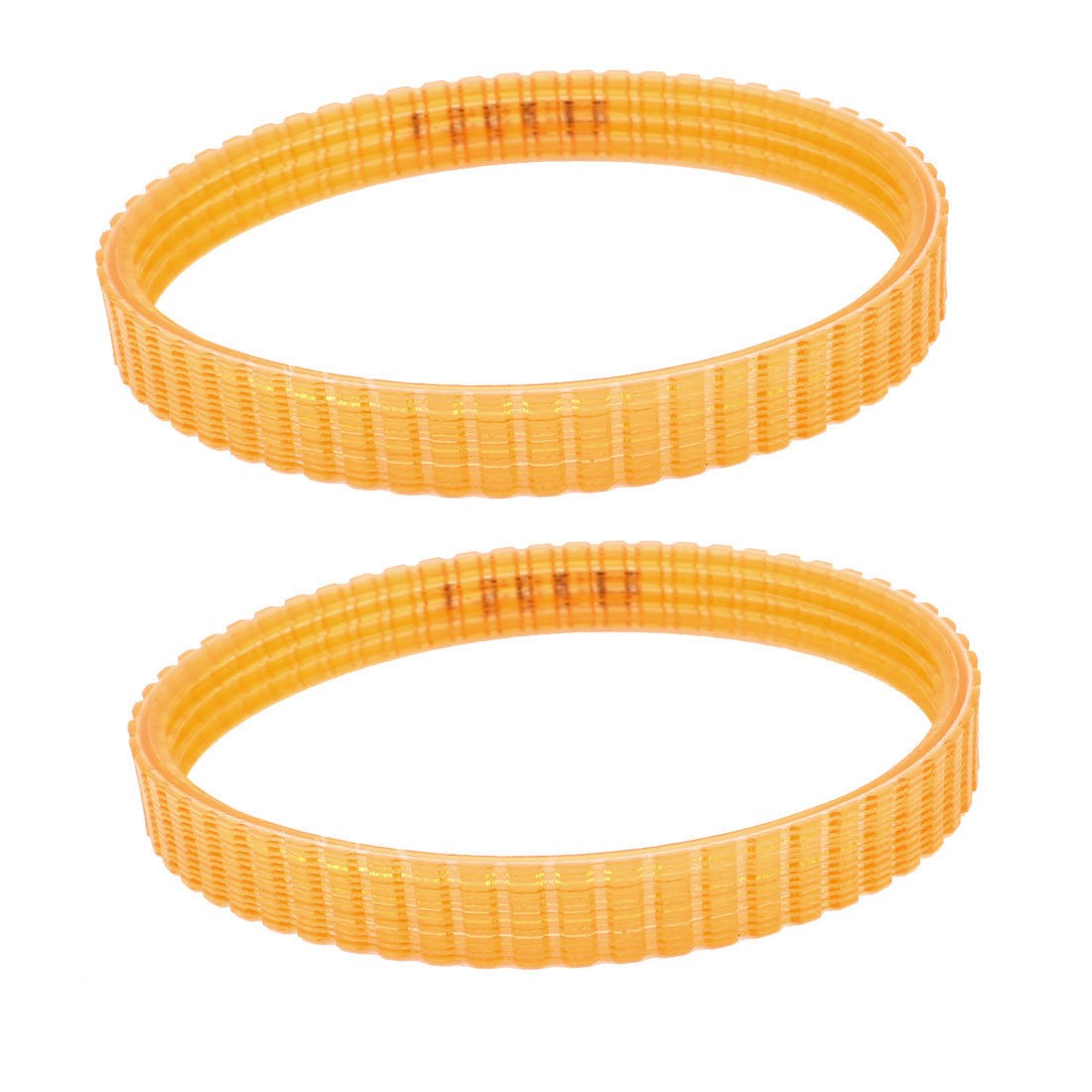 2 x Orange Soft Plastic 0.39" Width Electric Power Drive Belt for Makita 1900B
