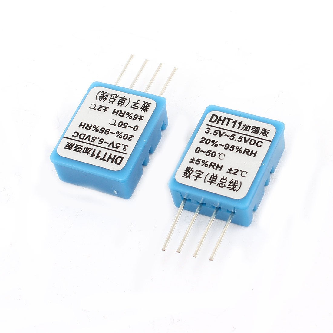 2pcs DC 3.5-5.5V 4 Pin Single Digital Output Human Sensor Module DHT11
