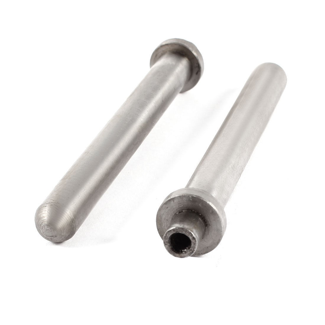 80mm x 8mm Gray Metal Guide Pillar for Mold Involution 2 Pcs