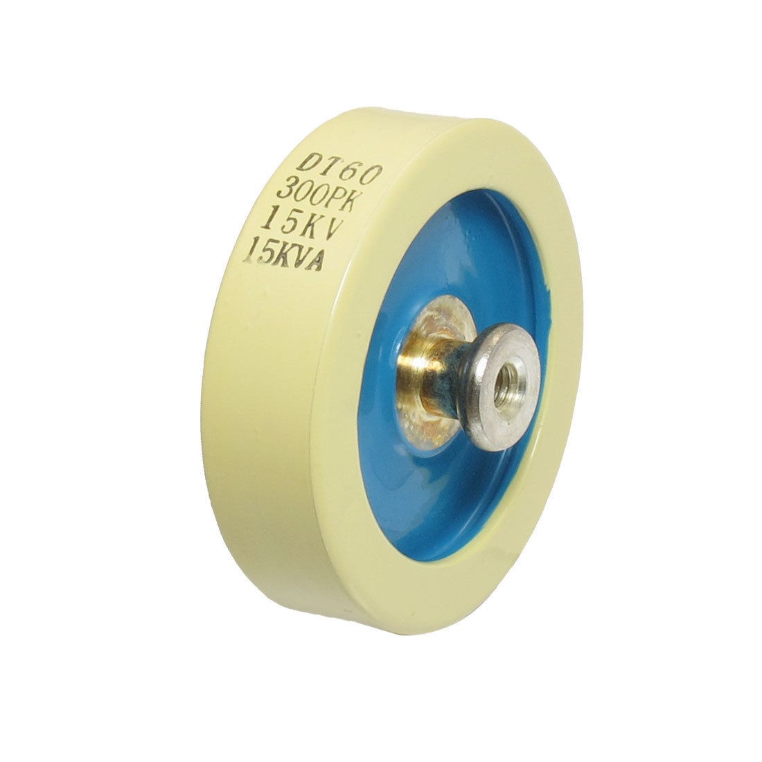 Beige Blue 300PF 15KV 15KVA Door Knob High Voltage HV Ceramic Capacitor