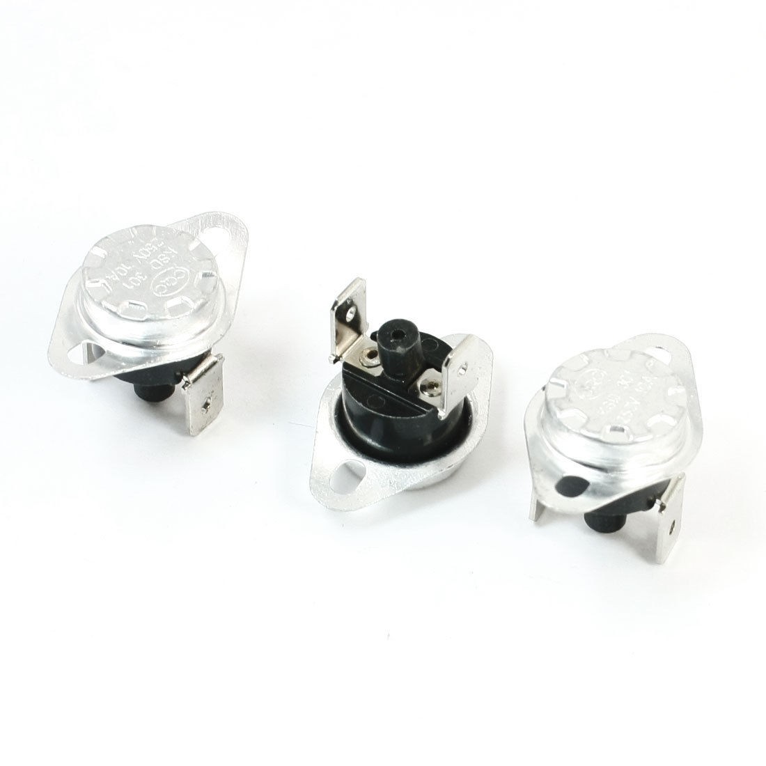 3 x 125C Manual Reset Thermostat Normal Closed Temperature Switch 250V 10A