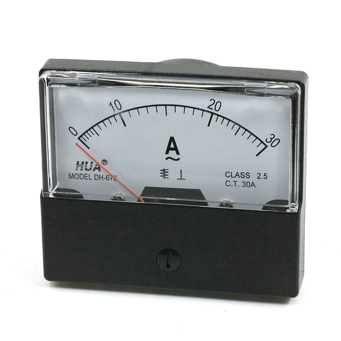 Fine Tuning Dial DH-670 AC 0-30A Current Test Analog Panel Meter Ammeter