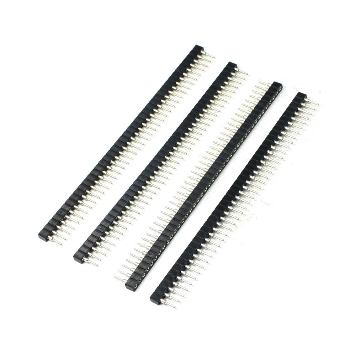4 Pcs M/F PCB Connectors 40 Pin Straight IC Socket Connector