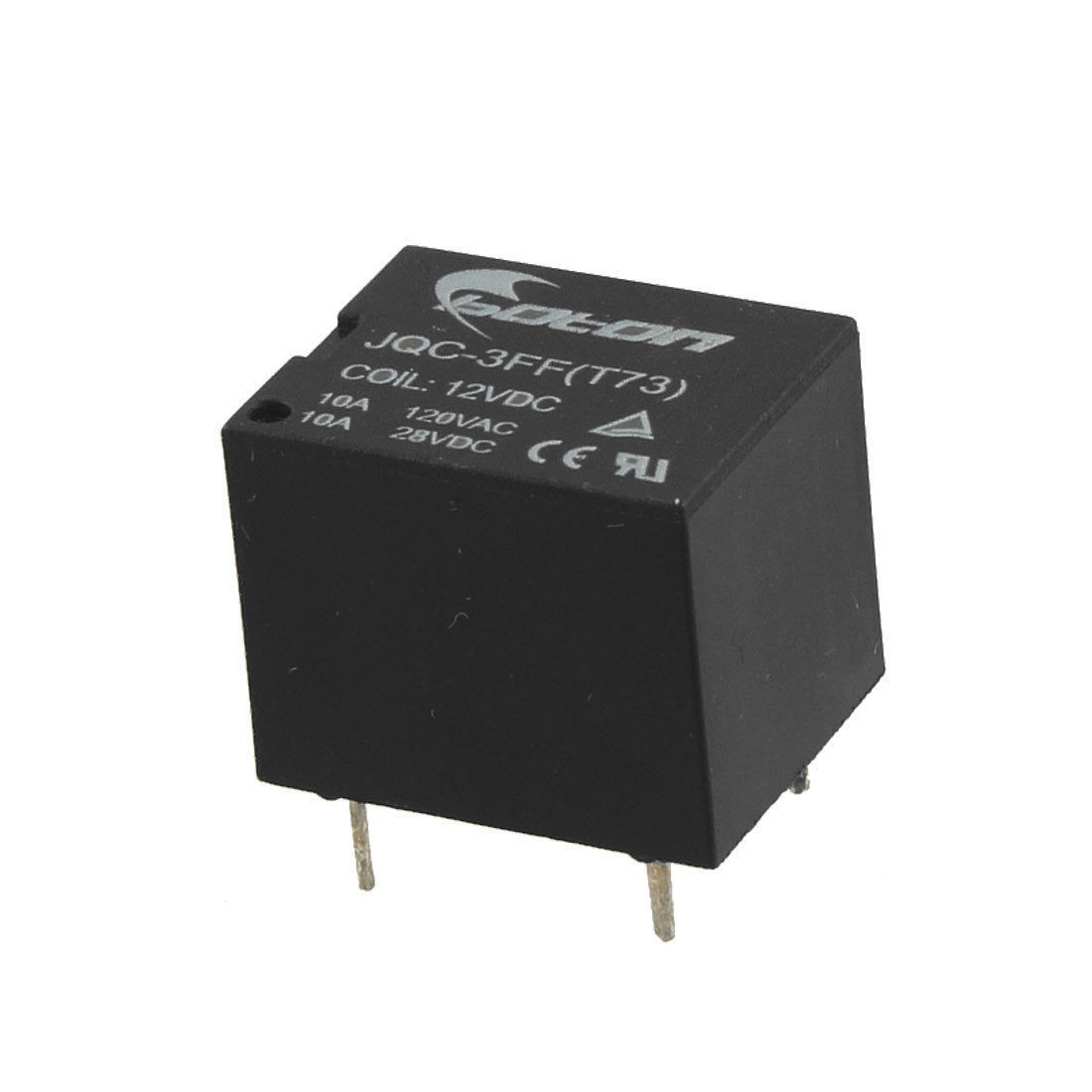 JQC-3FF(T73) DC 12V Coil Voltage 5 Pins Power Relay 10A