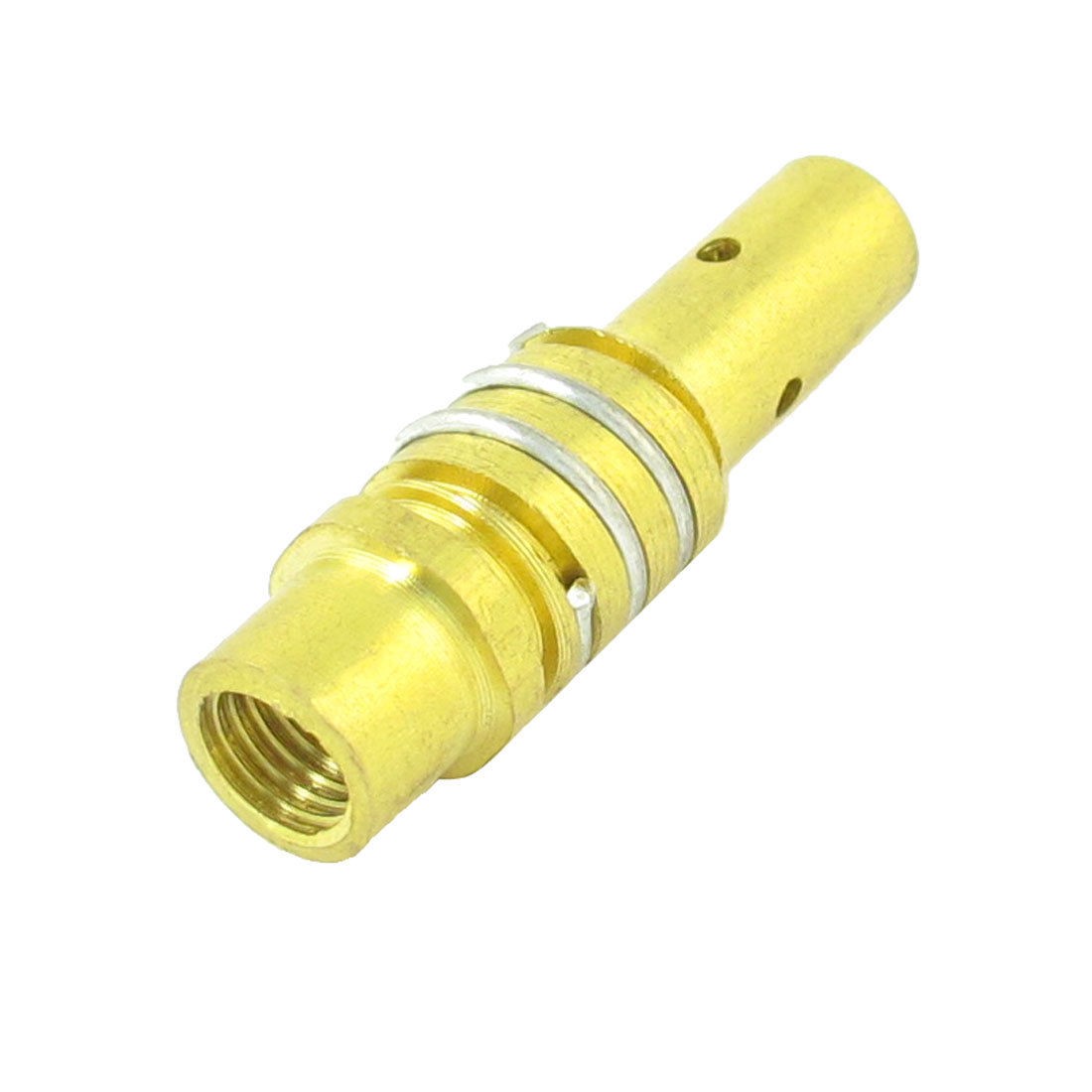 15AK Welding Gun Replacement Part Female Threaded Tip Holder Diffuser Gold Tone