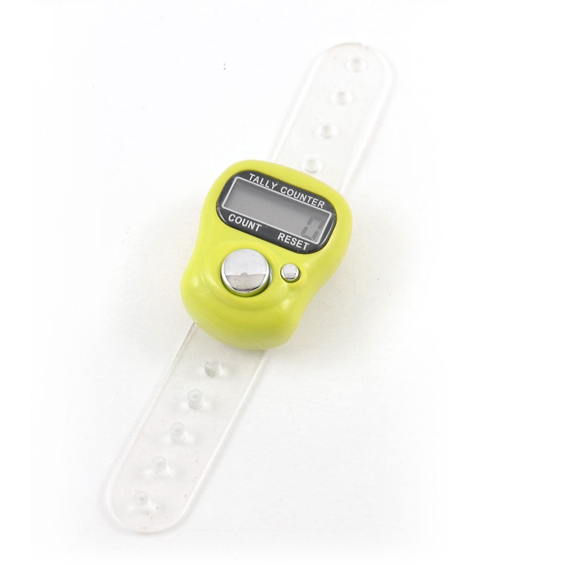 Yellow Adjustment Band 5 Digit Golf Finger Counter Tally