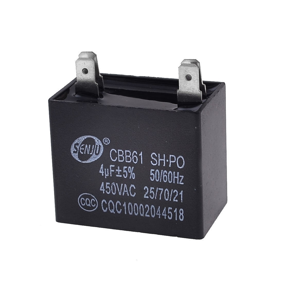 AC450V 4uF 50/60 Hz Rectangular Air Conditioner Fan Motor Run Capacitor