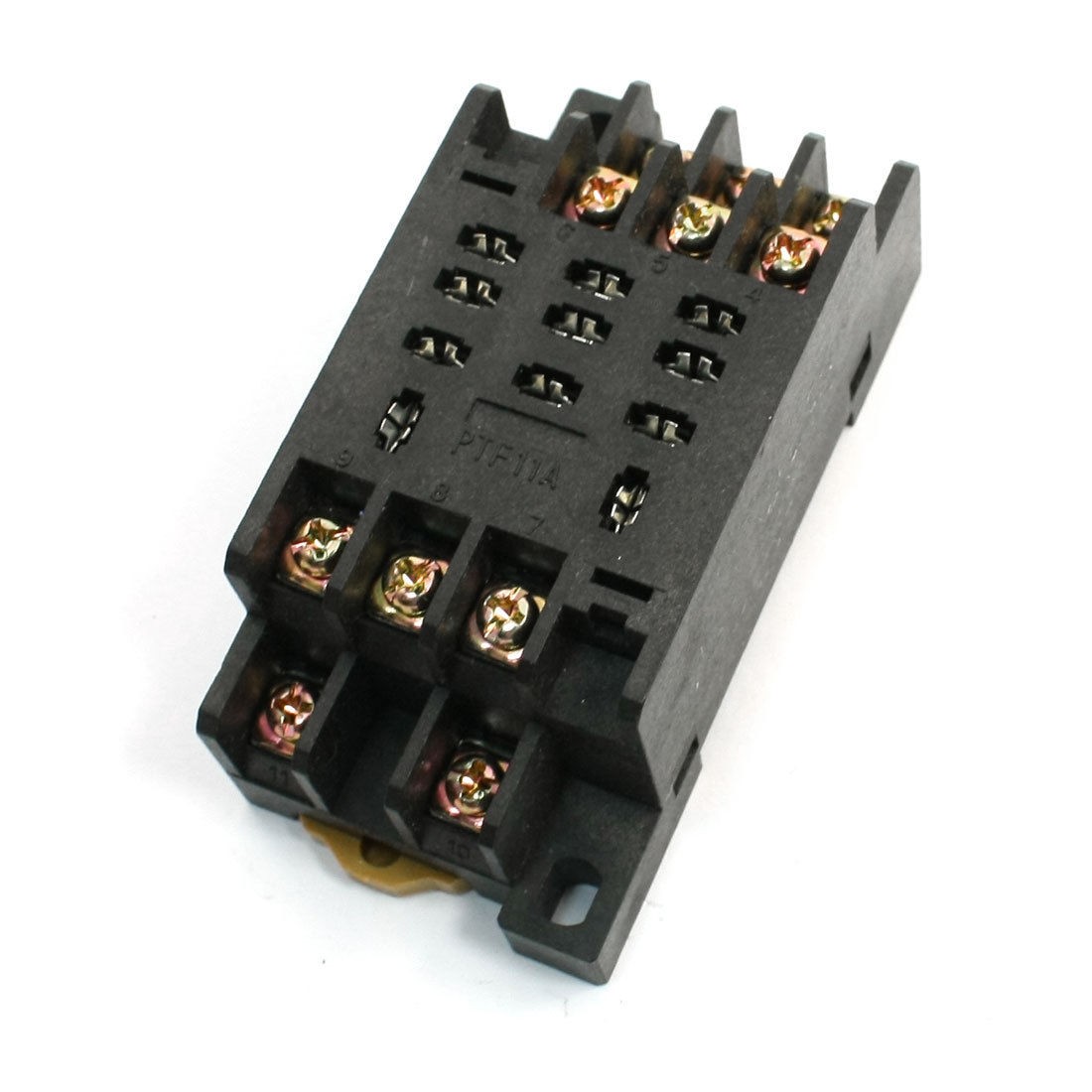 PYF-11A General Purpose Relay Socket Base 11P DIN Rail Mount for LY3