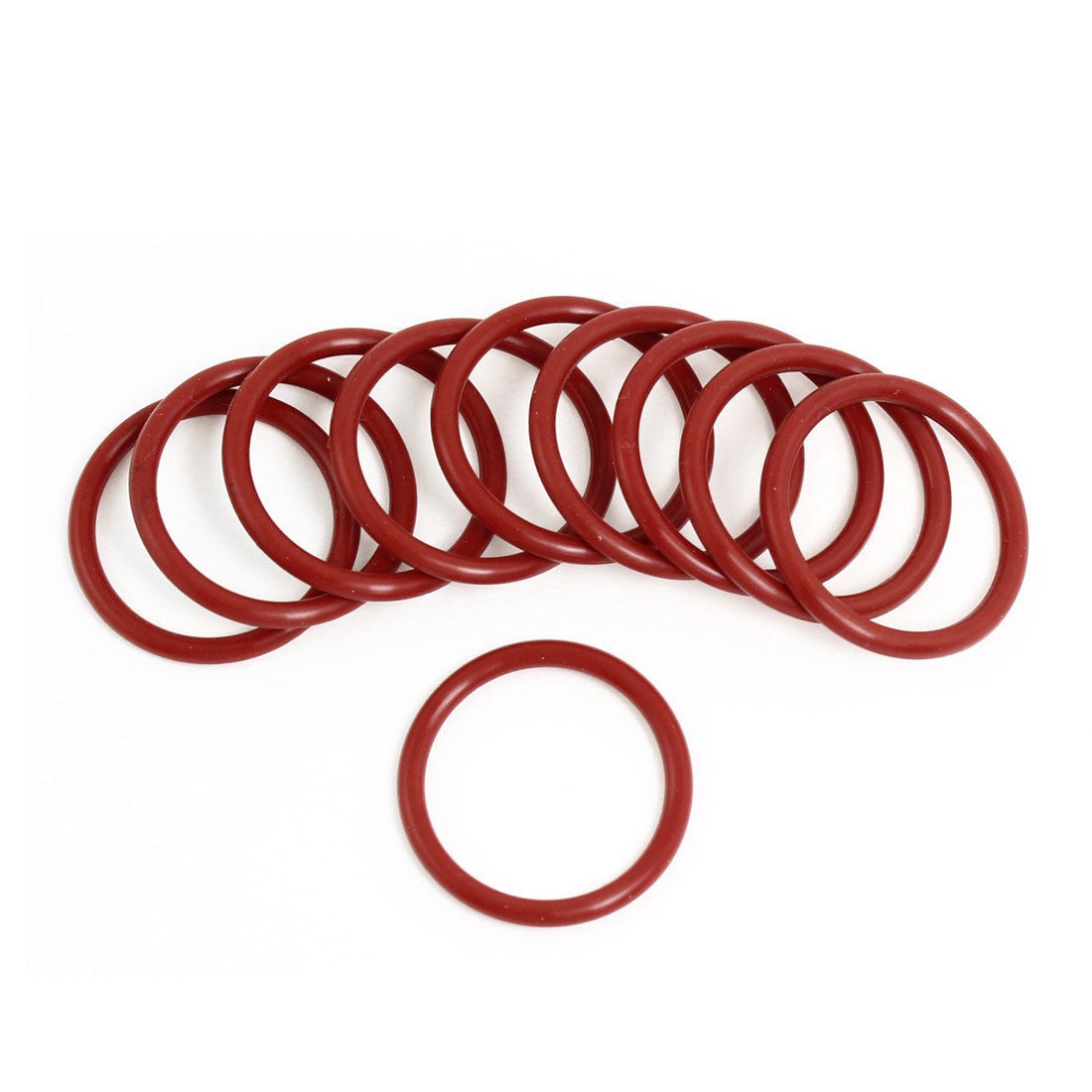 10pcs 32mm Outside Dia 3mm Thickness Industrial Rubber O Rings Seals