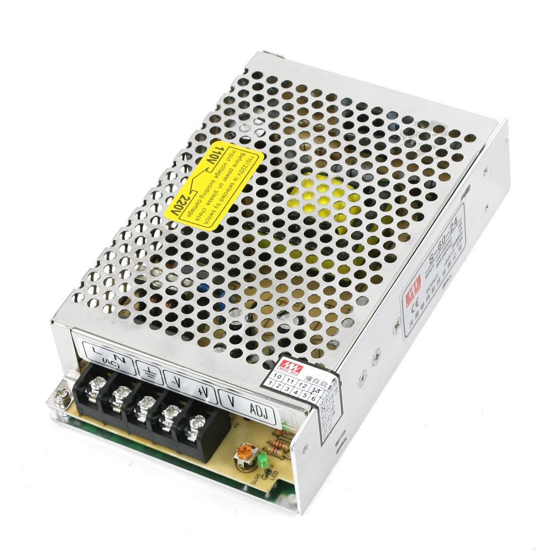 AC 200-240V DC 24V 2.5A CCTV LED Strip Light Driver Power Supply Adapter