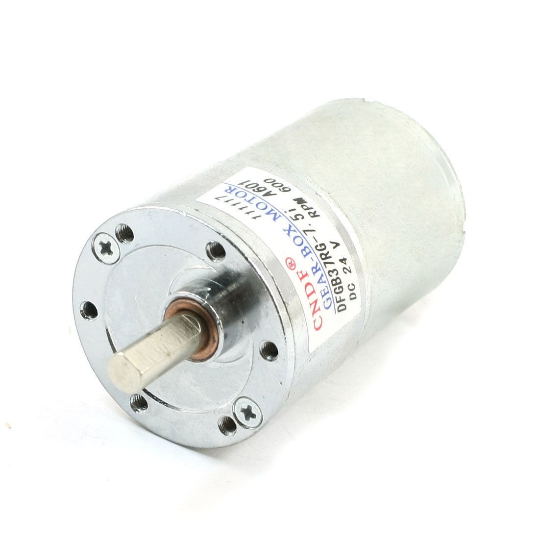 DFGB37RG-7.5i Cylinder Shape DC24V Speed 600RPM Geared Motor