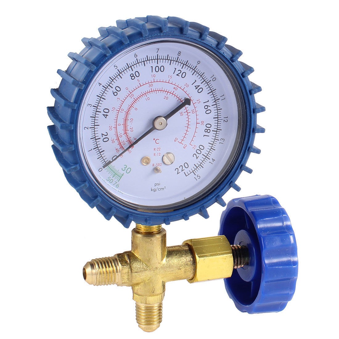 1/4" NPT Male Threaded 3 Way Valve Single Manifold Gauge 220psi Replacements