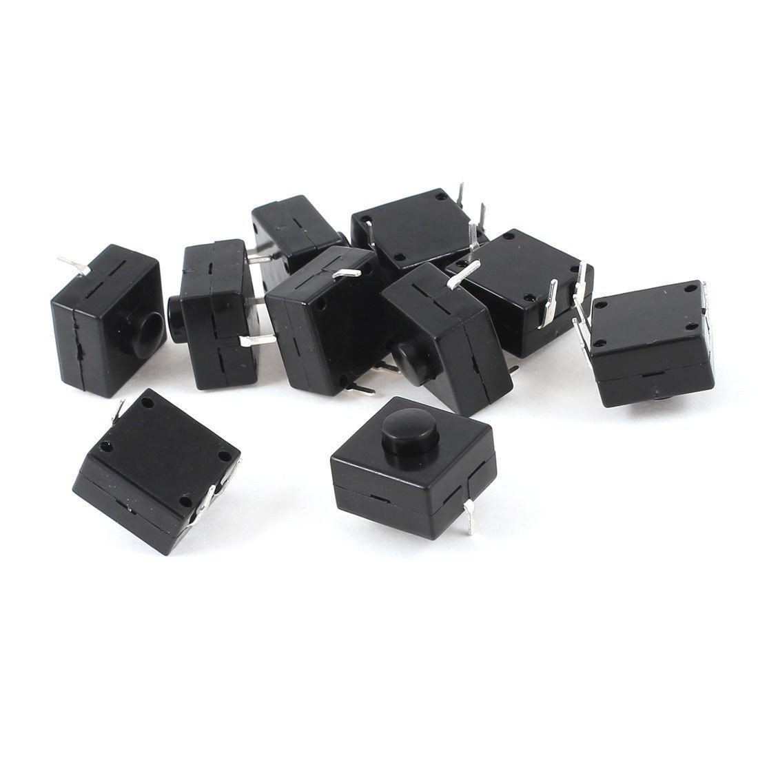 10 Pcs 12x12x9mm 3 Pins PCB Momentary Tactile Tact Push Button Switch for Torch