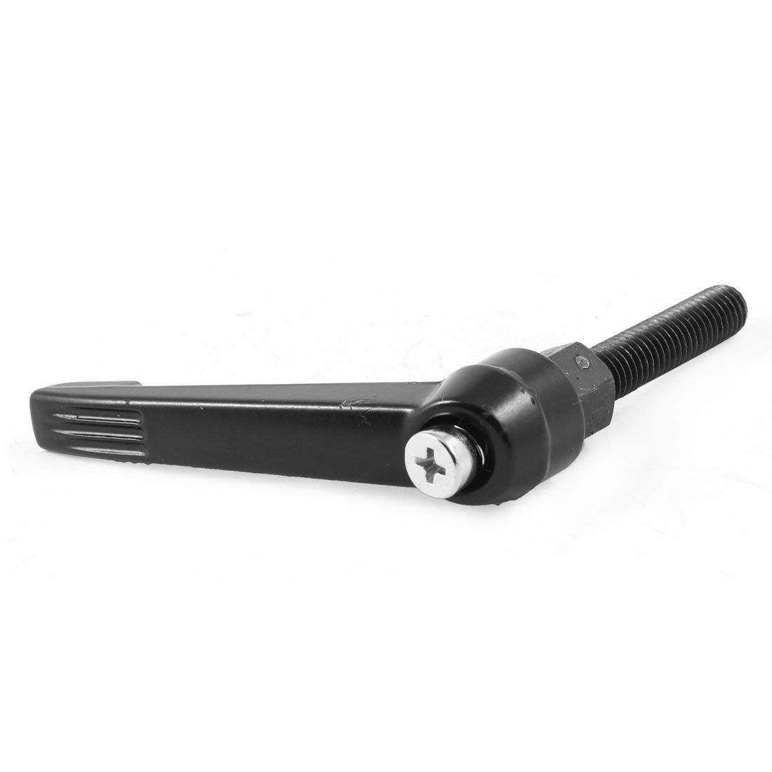 Black Metal M8x35mm Male Thread Machinery Adjustable Handles