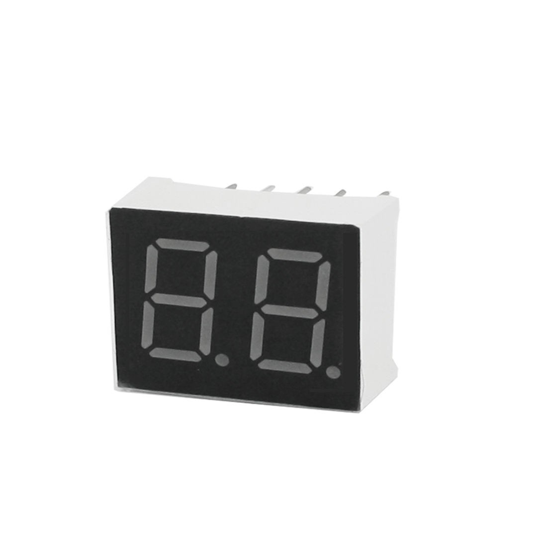 Common Anode 10 Pin 2 Bit 7 Segment Red LED Display Digital Tube 25x19mm