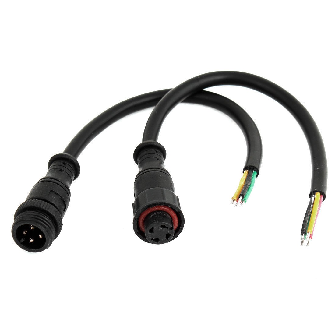 42cm Length 4 Pin LED Light Strips Waterproof Connector Cable