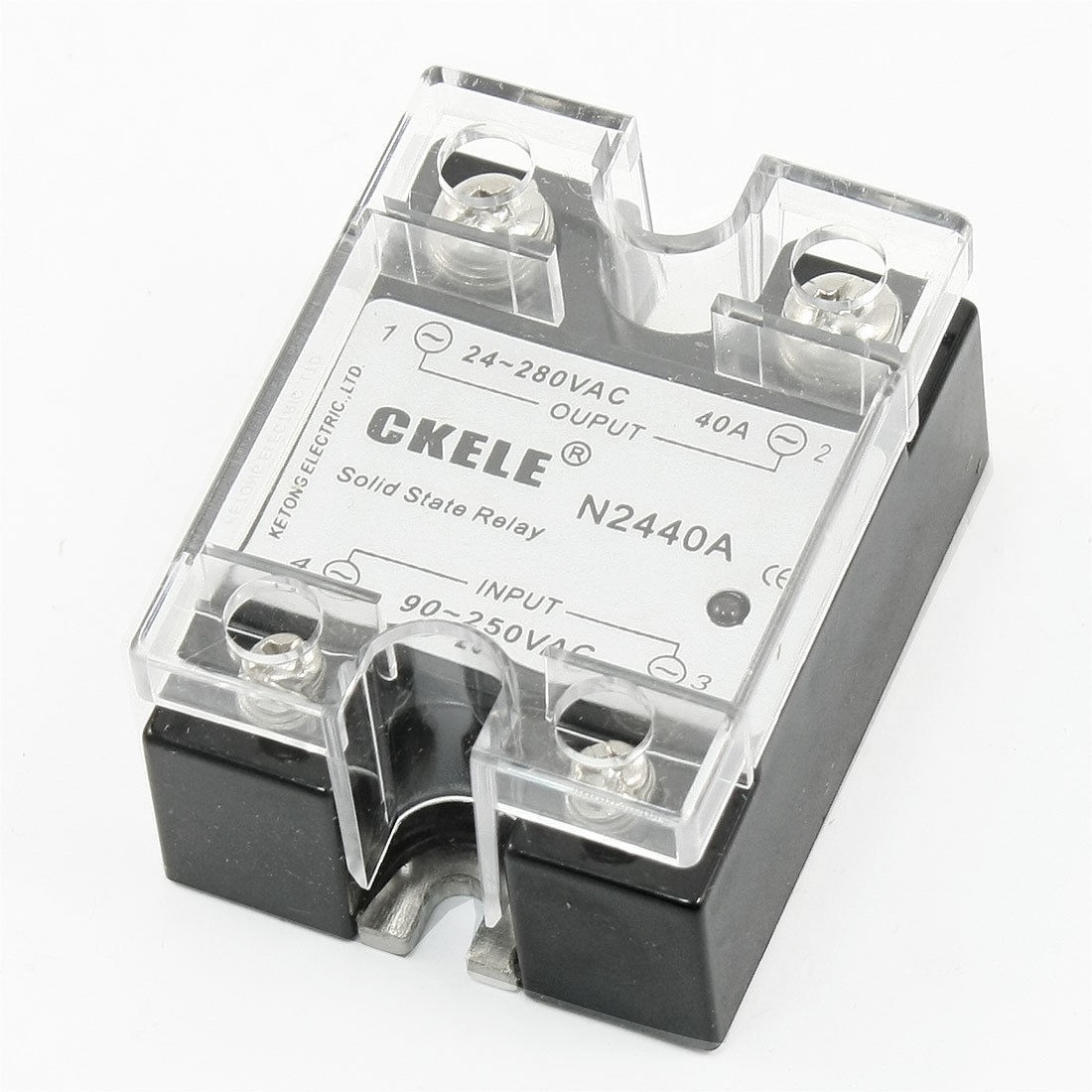 Temperature Contoller 4 Pin AC 240V to 90-250V 40A Solid State Relay