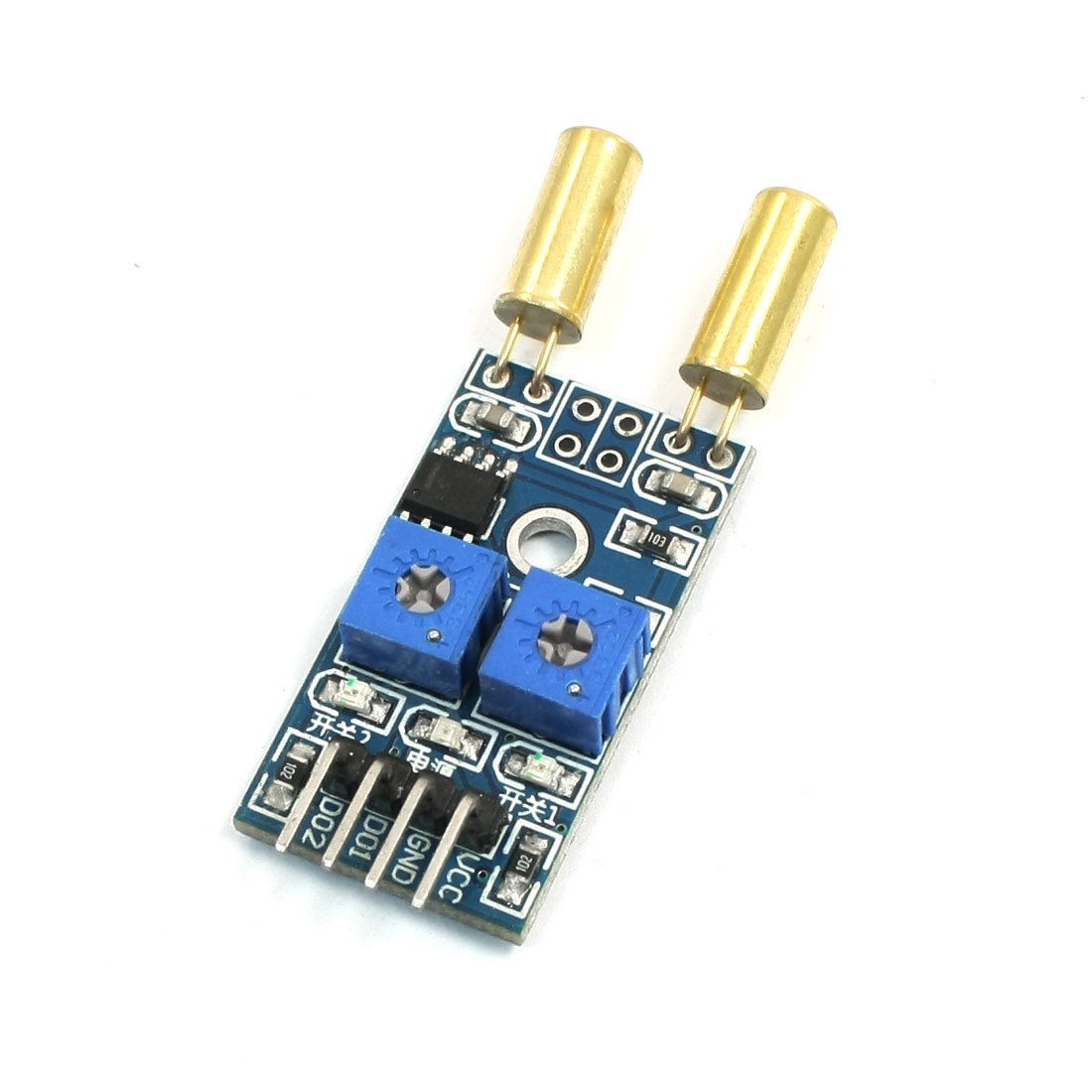 3.3-12V 2 CH Angular Transducer Tilt Slant Angle Sensor Switch Module