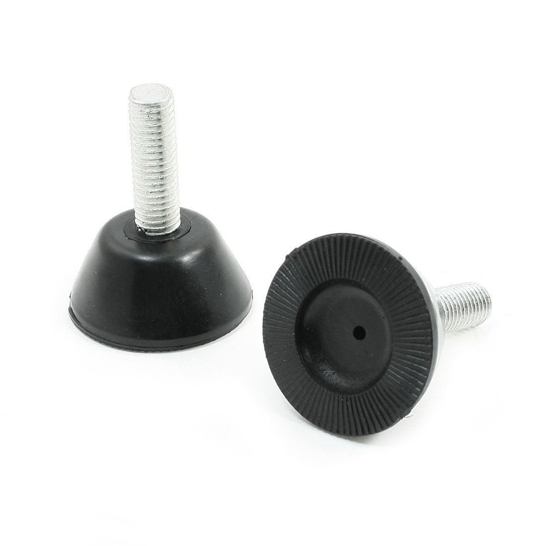 30mm x 10mm Thread Screw On Type Conical Knob Handle 2Pcs
