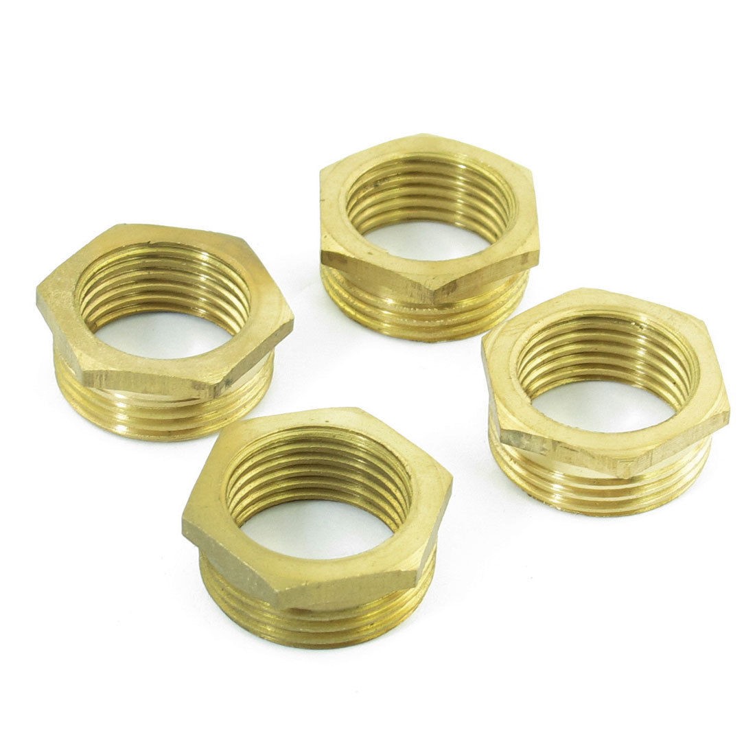 26mm x 21mm Male to Female Thread Air Pipe Fittings Connectors x 4