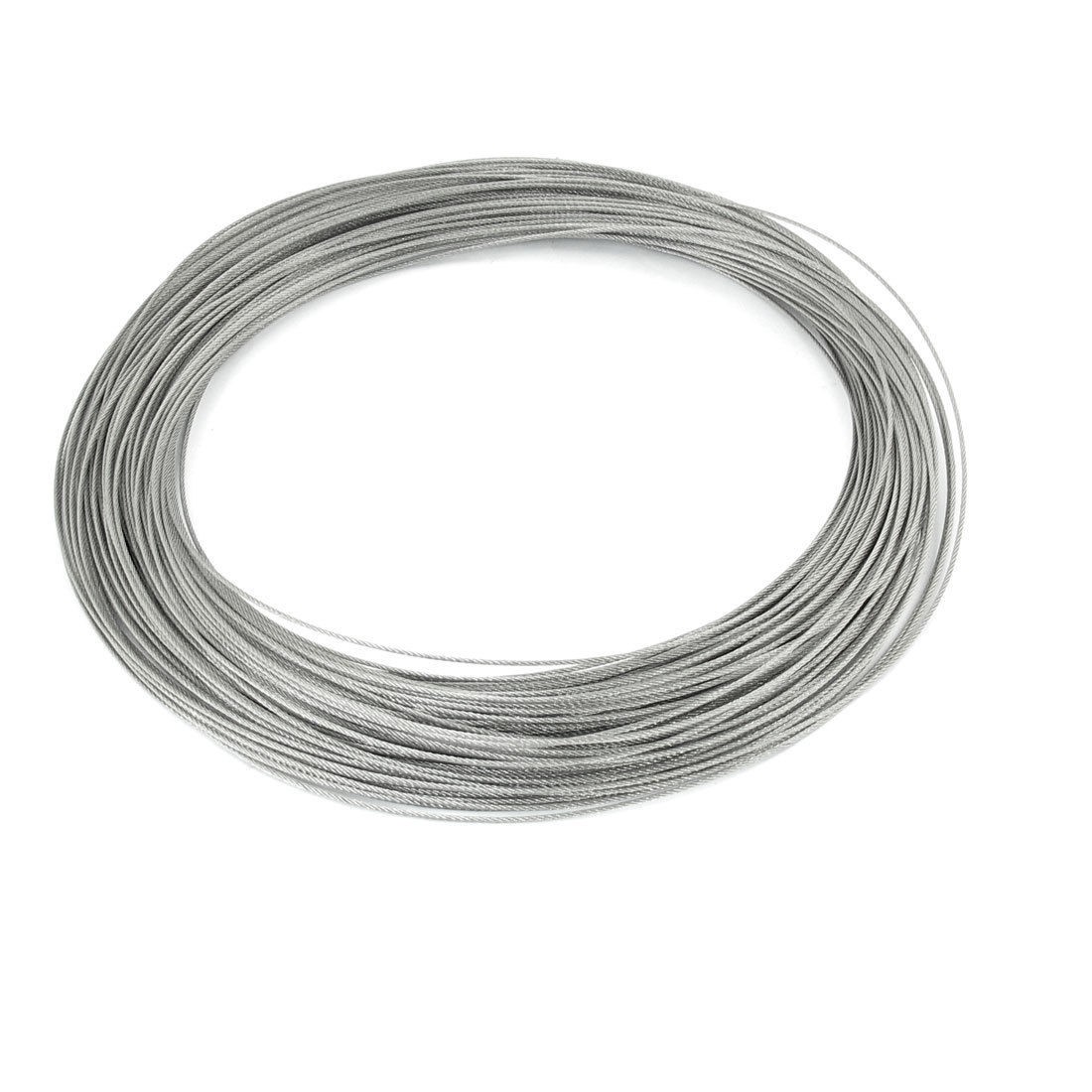 1.2mm Dia 7x7 53M Length Stainless Steel Wire Rope Cable for Hoisting
