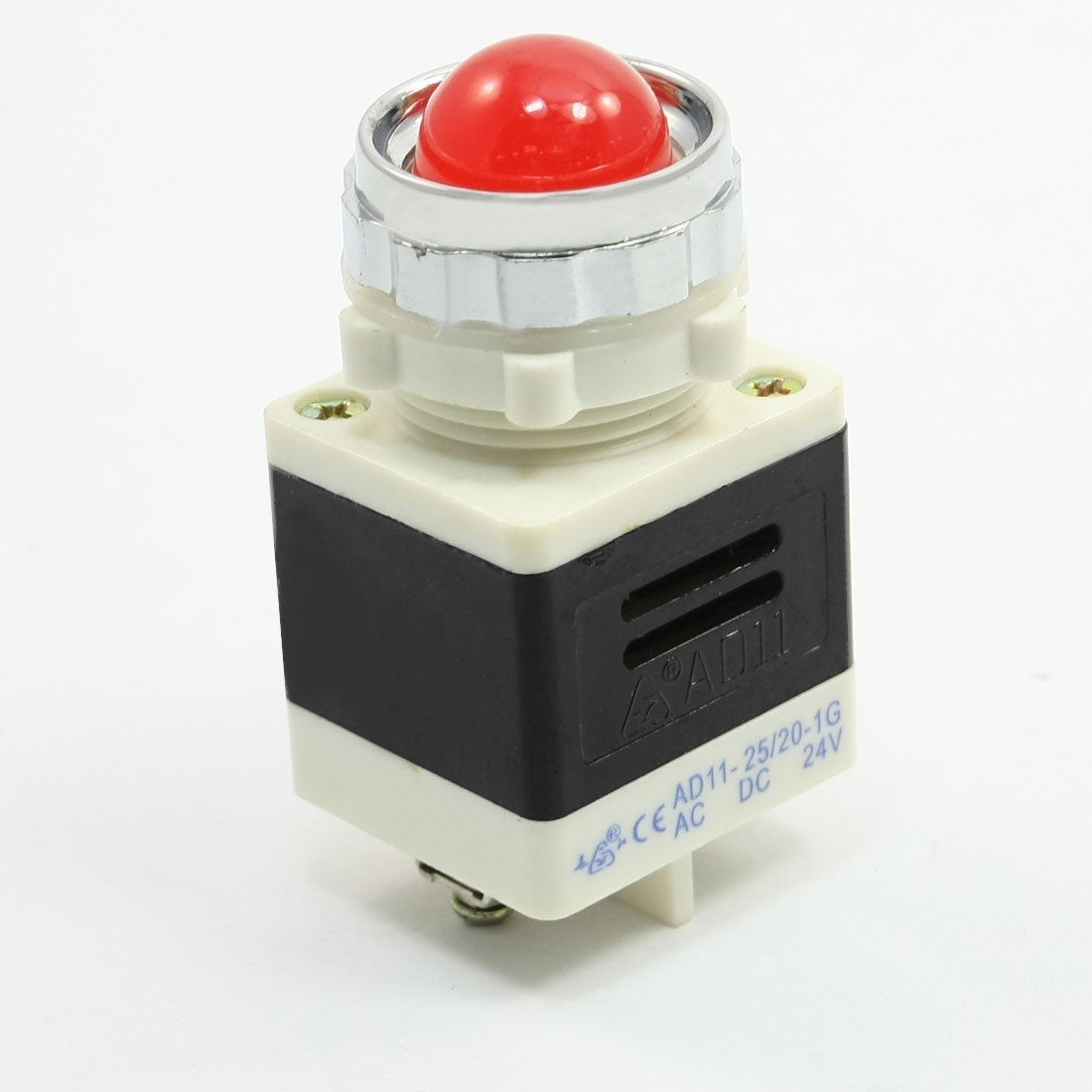 Industrial AC DC 24V Red Indicator Lamp Abnormal Signal Pilot Light