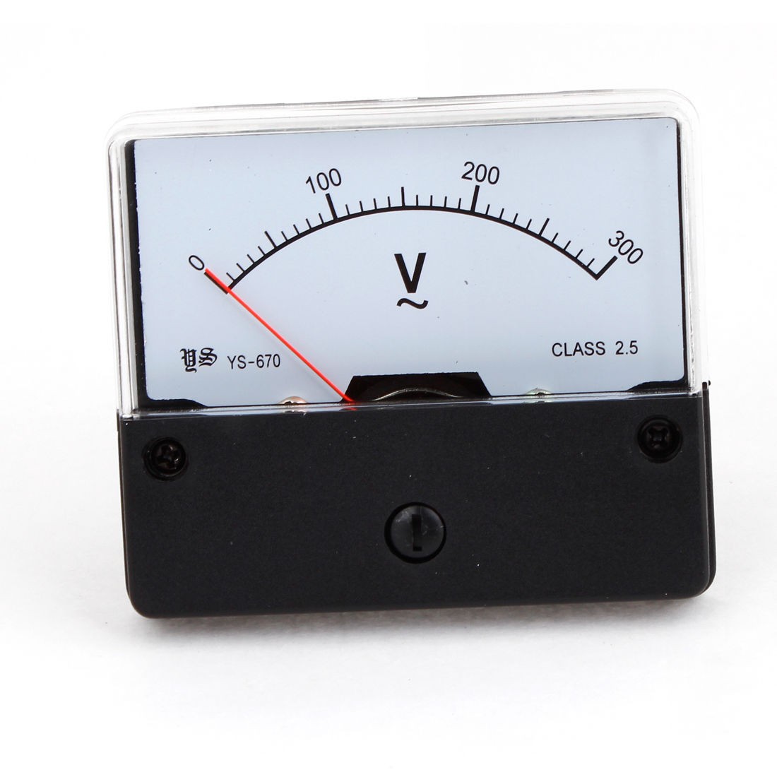 Class 2.5 Accuracy AC 0-300V Panel Gauge Rectangular Voltage Meter