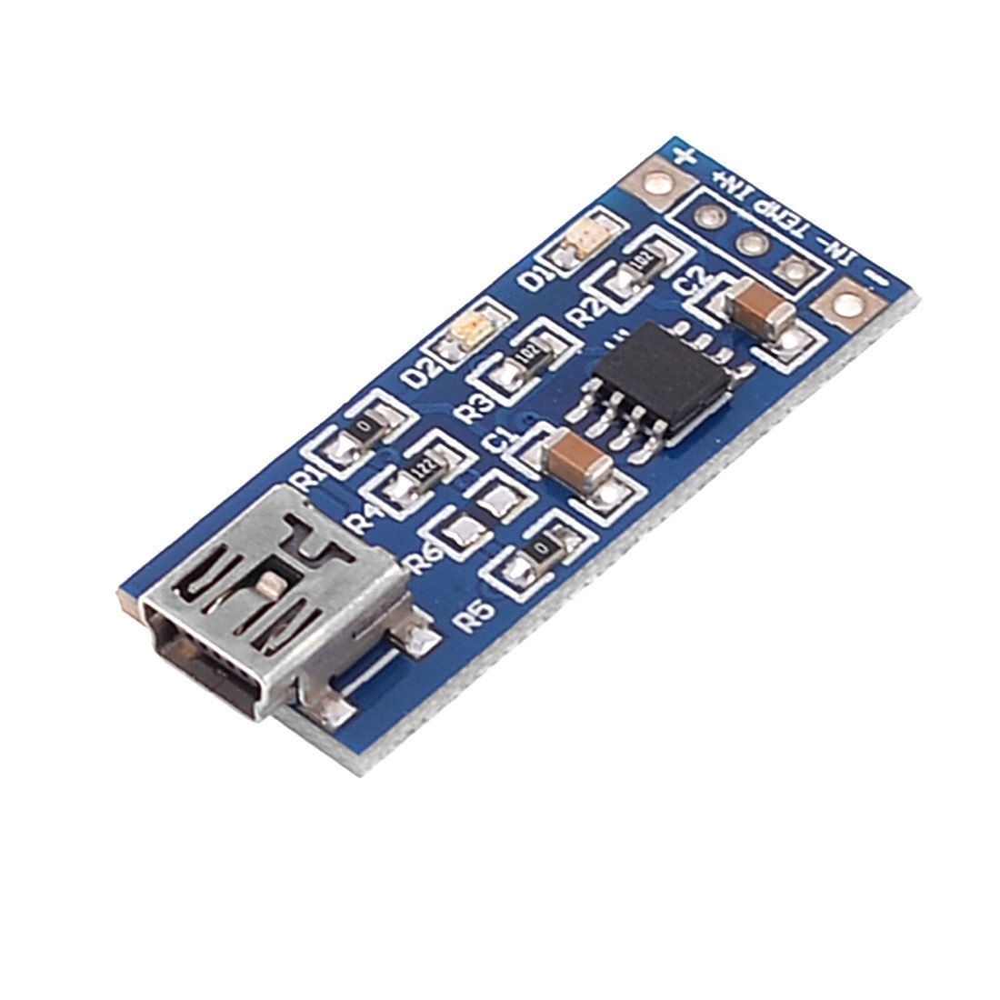 TP4056 1A Li-Ion Battery Charging Module 4-8V Input Blue