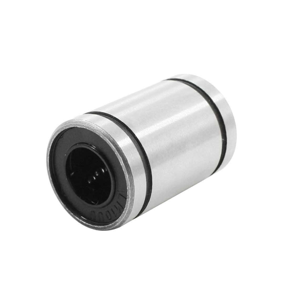 LM10UU Double Side 10mm Inner Dia Rubber Seal Linear Motion Bearings