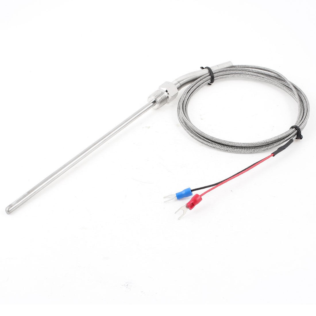 20cm Length PT100 Type Thermocuple Temperature Measurement Sensor Probe 2M