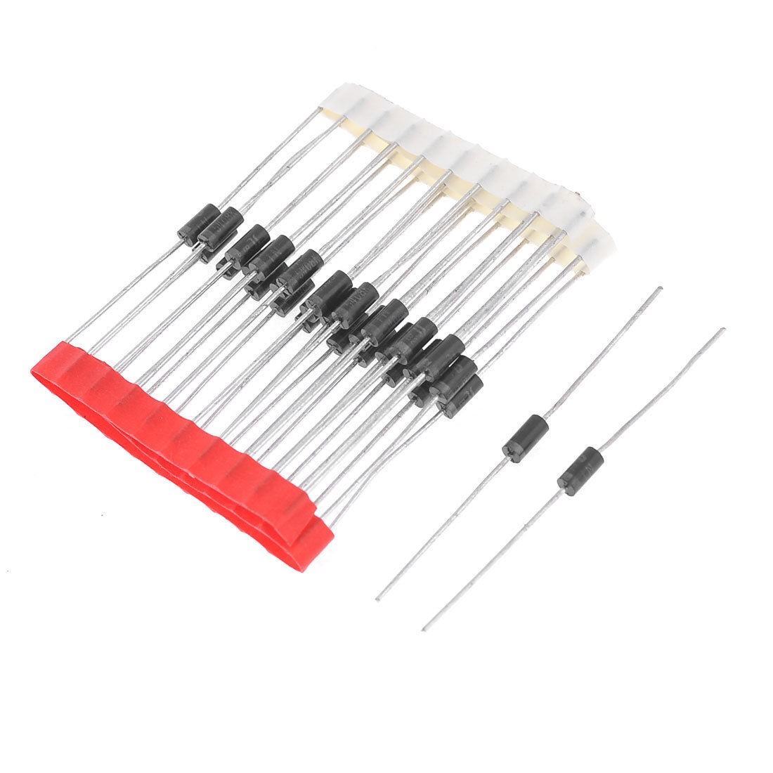 30Pcs 1000V 2A Polarized Rectifying Axial Rectifier Diodes