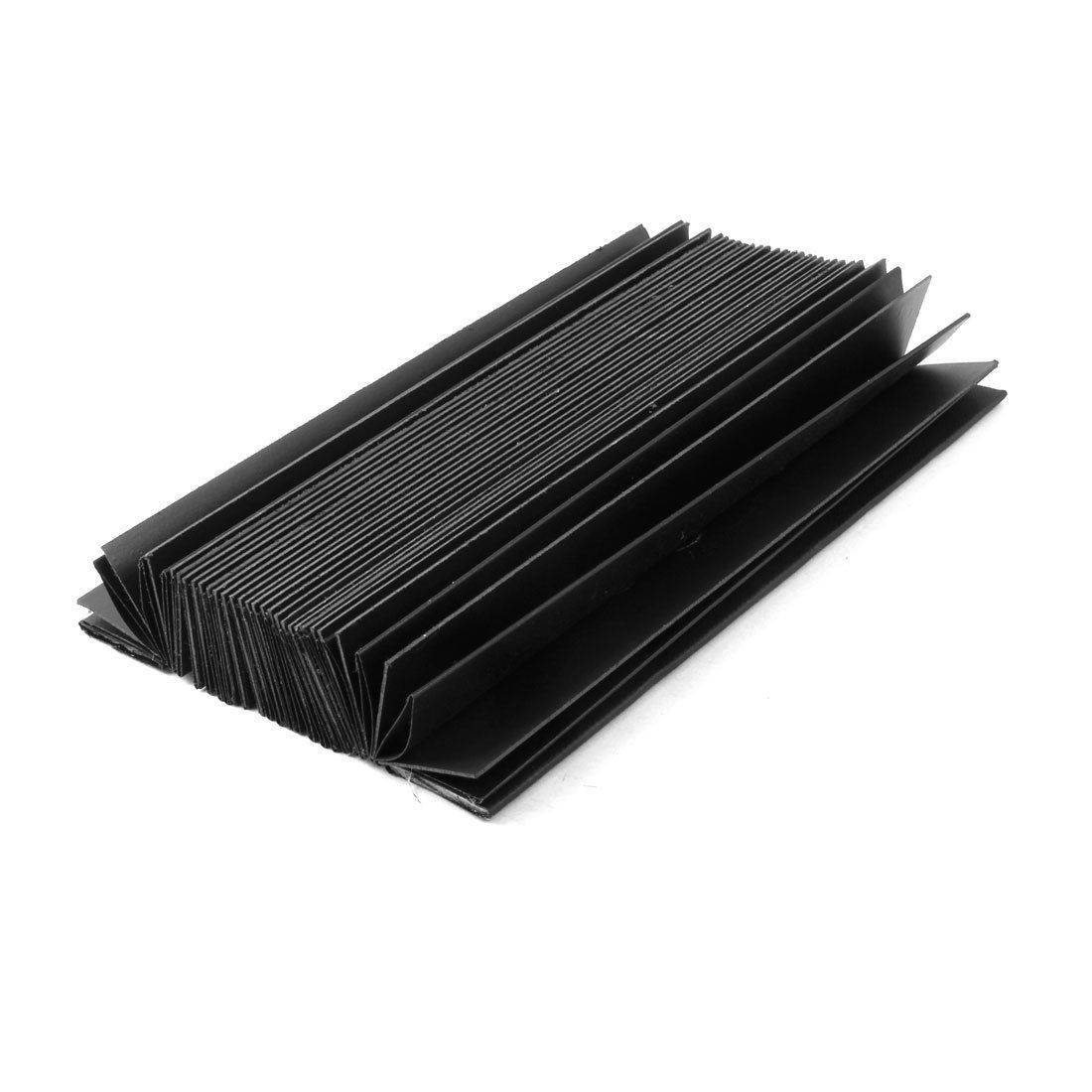 Protective Synthetic Rubber Rectangle Accordion Dust Cover 120 x 17 x 2.5cm