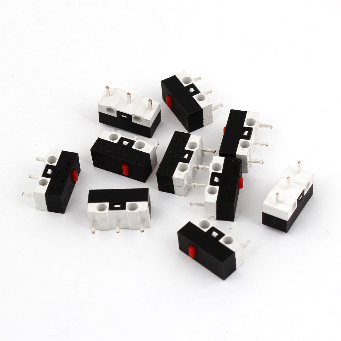 NO NC SPDT DC 30V 0.05A Actuator Mini Micro Limit Switches 10 Pcs