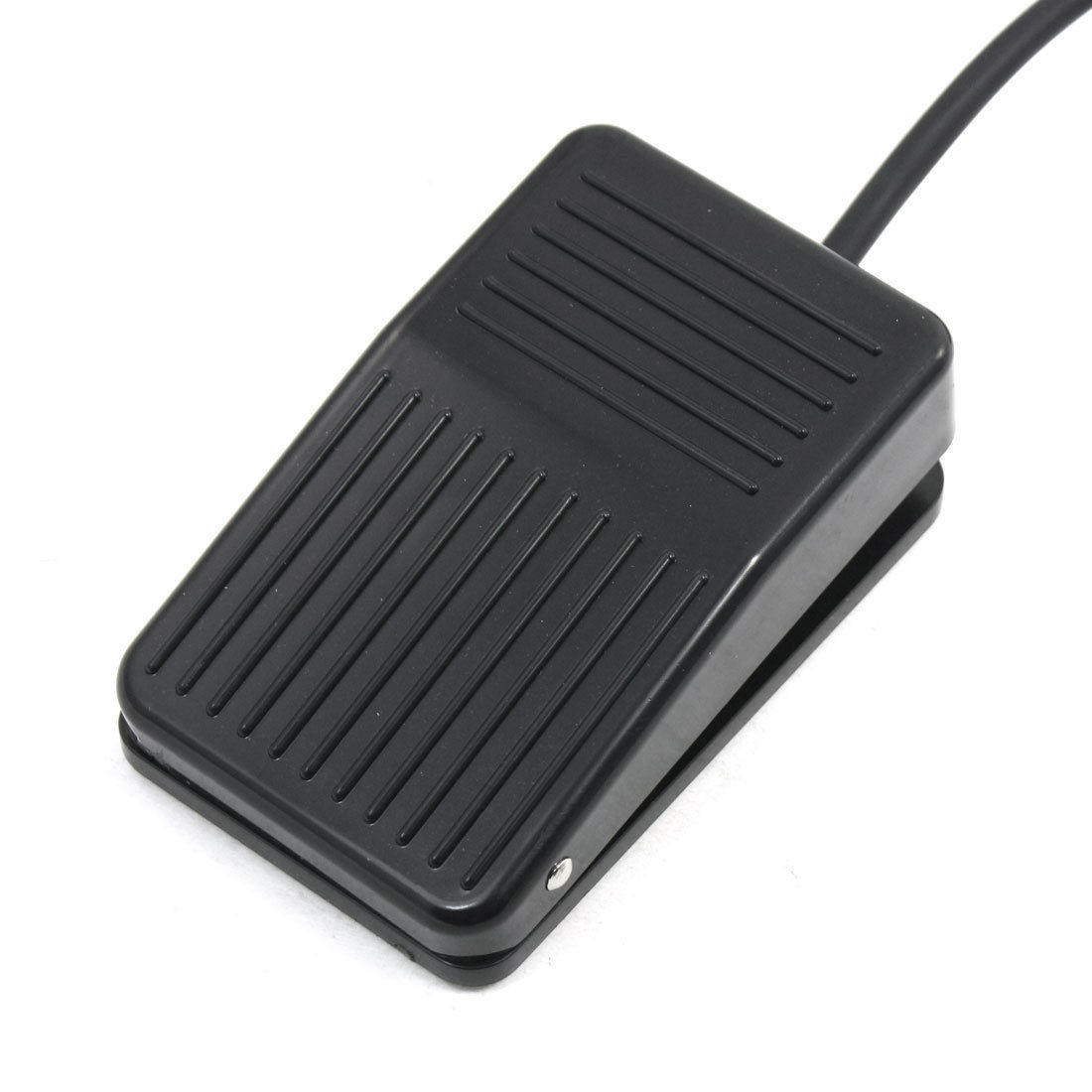 250VAC 10A SPDT Momentary Power Foot Treadle Switch Black w 3.3Ft Cable