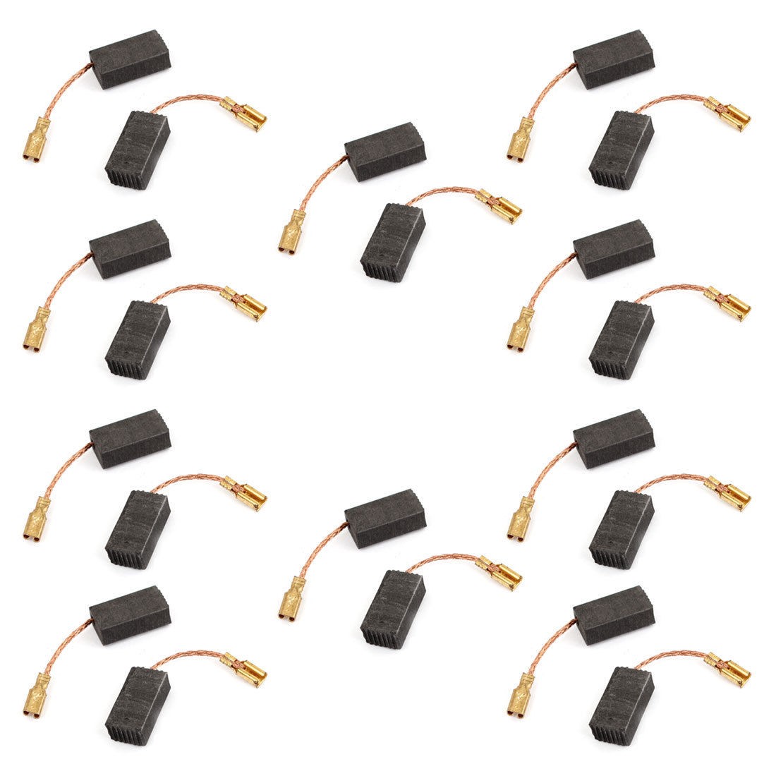 15 x 7.9 x 5mm Carbon Brushes for Generic Electric Motor 20 Pcs